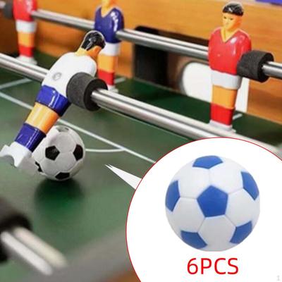 6 Piezas Pelotas de Fútbol de Mesa Accesorios de Futbolín Sala de Juegos, 32mm, Mini Balones de Fútbol de Mesa