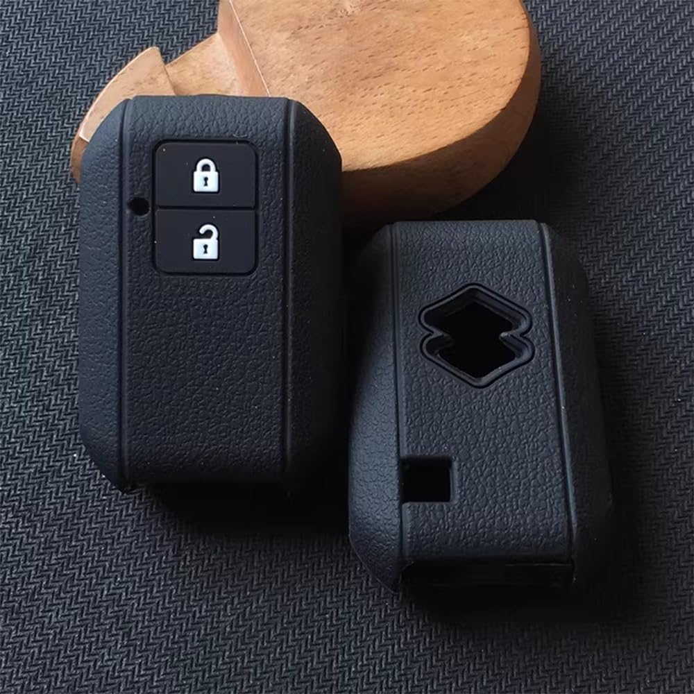 Vitalux Silicone Smart Key Cover Compatible with Suzuki Wagon and Lime Remote Control Key Case Jimny, Sierra, R, Stingray, Swift, XBEE, Green,
