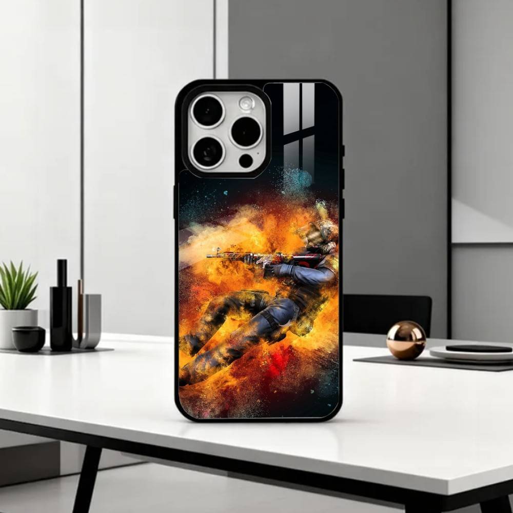 G-Game C-CS2 C-Counter S-Strikes   Phone Case For iPhone17,16,15,14,13,12,11 Plus,Pro Max Magnetic For Magsafe Wireless Charging