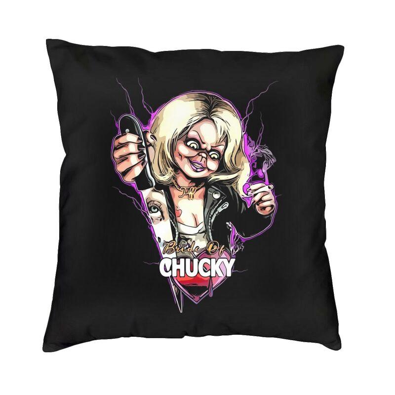 Good Guys Childs Play Chucky Cushion Covers xcm Velvet Killer Doll Overalls Pillow Case Sofa Square Pillowcase Decoration 30x30cm
