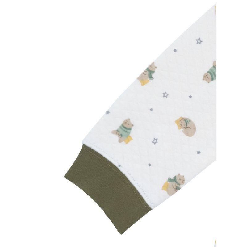 Autumn and Winter Pure Cotton Thermal Clothes Two-Piece Homewear Suit