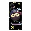 3D Cover For Redmi Turbo 4 Pro 5G Black Bumper Shell Flower Emboss Case Xiaomi POCO F7 Cartoon Flowers Anime Funda Phone Covers