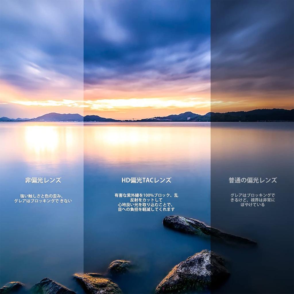 Sports Polarized Ultra TR90 TAC UV Unisex Glossy Black [BEACOOL] Sunglasses, Lenses, Baseball, Running, Cycling, Climbing, Fishing, Driving, Golf,