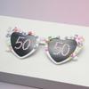 Lovely Birthday Gift with Diamond-encrusted and Pasted Sunglasses for Women Cute Sun Glasses Romantic Party Gift