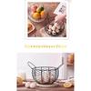F26C Kitchen Storage Metal Wire Egg Basket Farm Chicken Cover Egg Holder Organizer for Case Nordic Snack Fruit Container