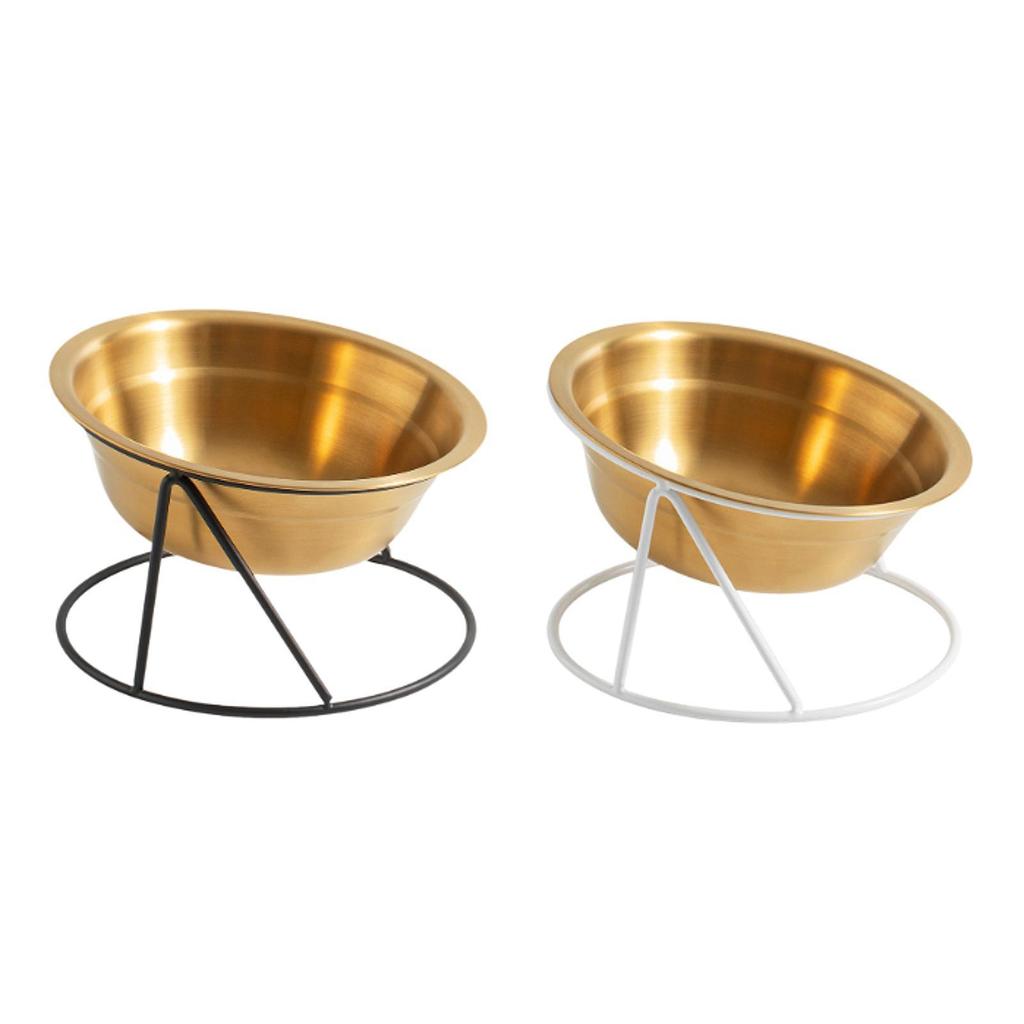 Raised Cat Bowl ,Pet Feeder Watering and Feeding Anti Vomiting Cat Dog Feeder