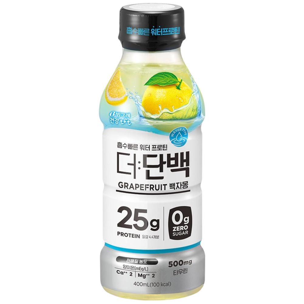 Binggrae The Danbaek Water Protein White Grapefruit Protein Drink 400ml 8 Pcs Ingredients: May Be Subject To Change At the | 400ml 8 Pcs