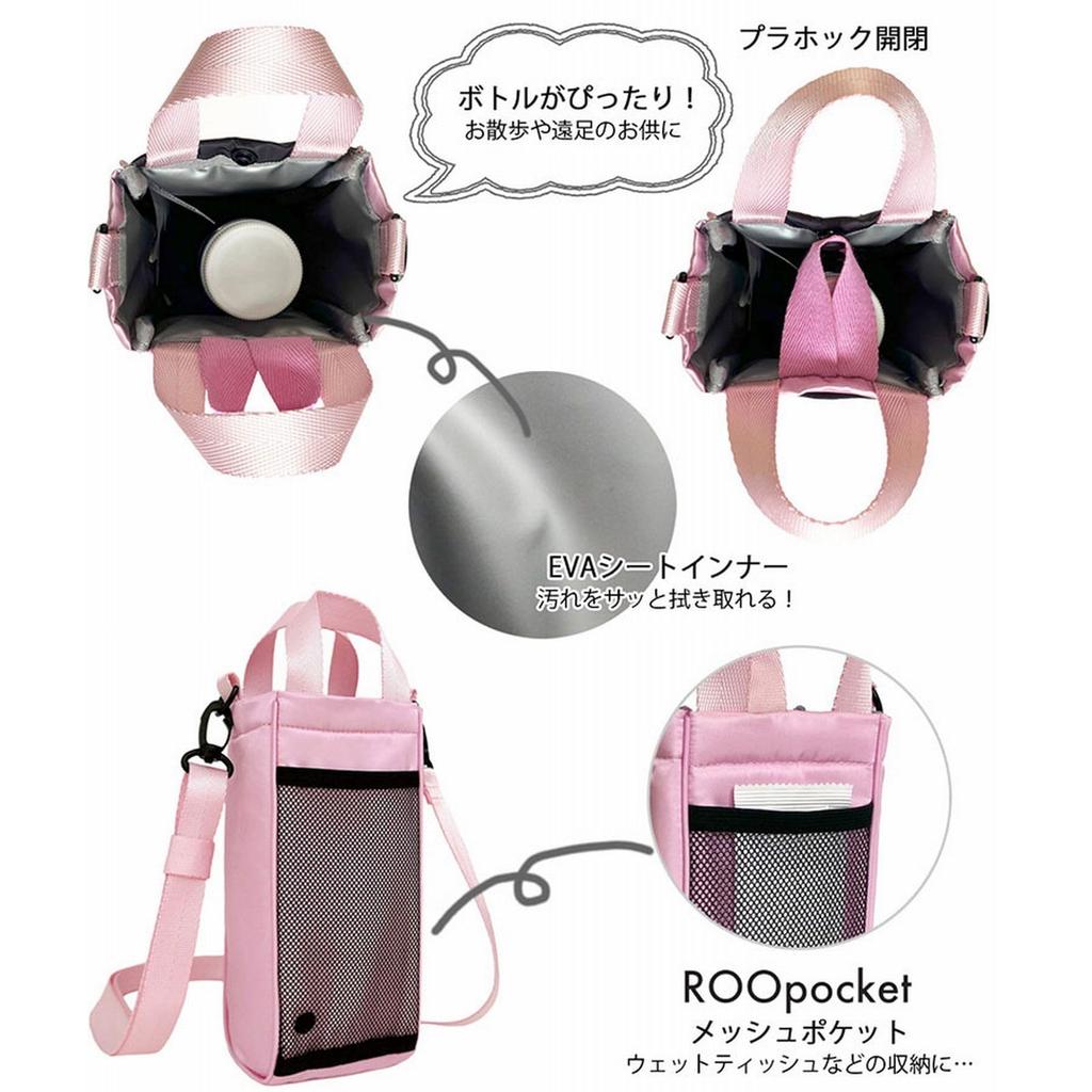 Rootote Tote Bag with Sanrio Bottle Easy Cooling IP Thermo Keeper 8488 My Women's Holder, Tote, Crossbody, Bottle, MM&KU-A (01 Melody)