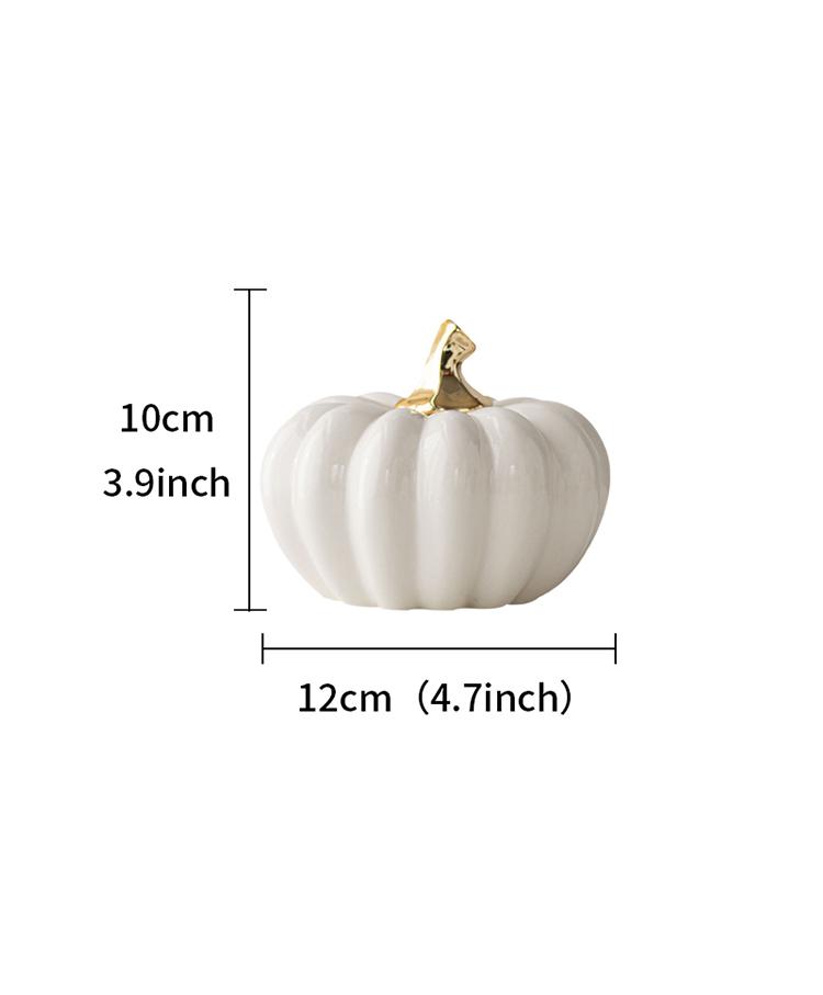 

Керамические тыквы украшения для дома ремесла подарок на Хэллоуин настольная скульптура модель фигурки миниатюры статуэтка
