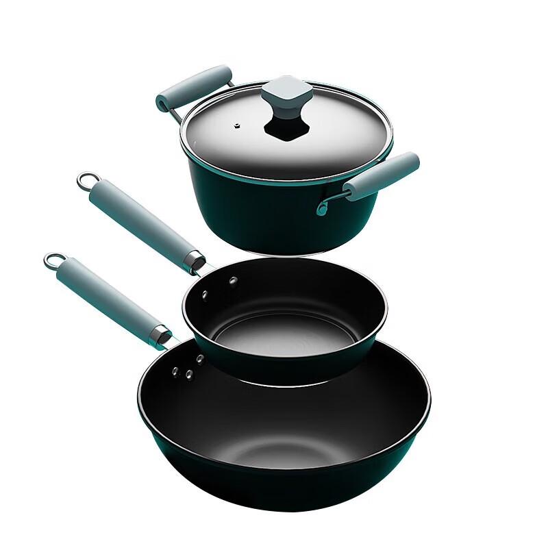 IBF Stainless Steel 3-Piece Cookware Set