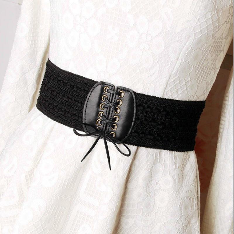 

Elastic Stylish Waistband For Women In Black Perfect For Dresses And Accessories Fashion Black A125