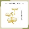 3 Tier Fruit Basket Holder Tiered Snack Display Stand, Container Table Centerpiece Decorative