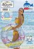 Igarashi Pastell Regenbogen Schwimmring, 80cm, mit Seil, RLB-880V