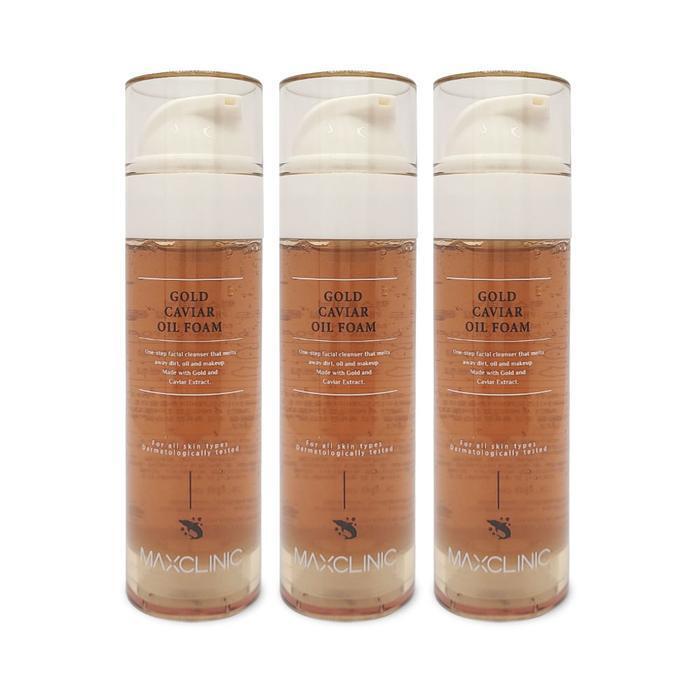 MAXCLINIC Gold Caviar Oil Foam Cleanser 110ml x 3 Ss (10564884)