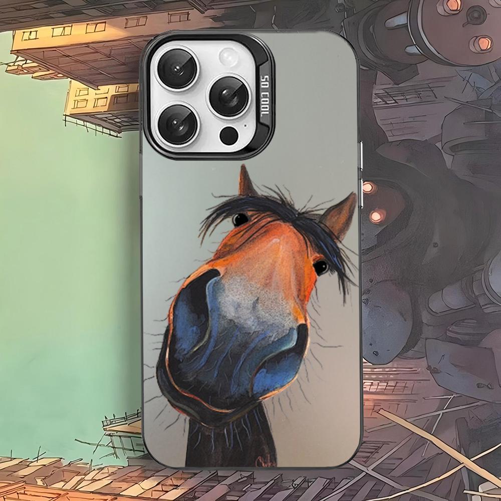 Frederik The Great beauty horse Phone Case For iPhone 16 15 14 13 12 11 Pro Max X XR XSMAX 8 7 Plus Matte Shockproof Back Cover