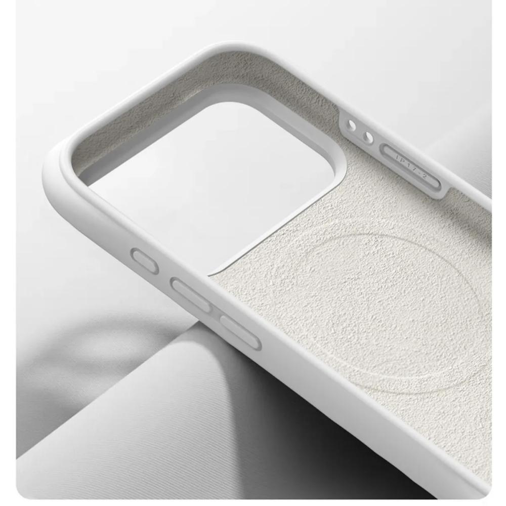 Coque de téléphone magnétique pour iPhone 17Pro Air 16 15 14 17 Pro Max Étui pour charge sans fil Magsafe Silicone Ondulation de l'eau Souple Coque