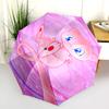 Mew Cartoon pattern, automatic folding umbrella, portable and foldable design, 8 ribs, a Christmas or birthday gift.