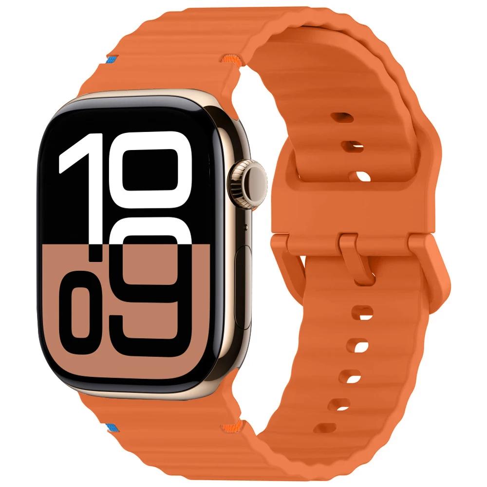 Sport Silicone Strap Compatible for Apple Watch Series 11 46mm 42mm Ultra 3/2/1 49mm 45mm 40mm 41mm 44mm 38mm Series 10 9 8 7 6