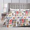The Big Bangs Theory Sitcom Blankets Quality Warm  Throw Blanket Winter Airplane Travel Couch Chair Sofa Bed Fluffy Bedspread