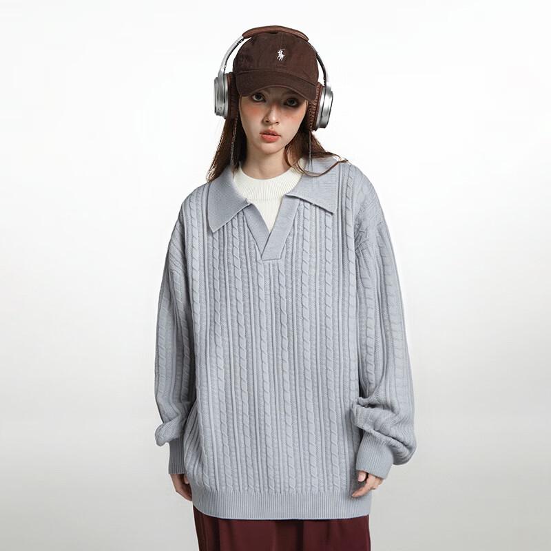 TOM ADAM Oversized Pullover mit Rundhalsausschnitt für Herren