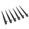 100pcs Drip Emitters 360 Degree Adjustable Water Flow Drippers Sprayer for Patio Lawn Bed Watering System 13cm   5.1in