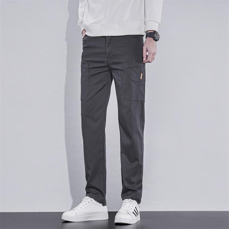 Autumn and winter new versatile and comfortable men's business casual pants wear-resistant straight trendy men's pants