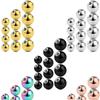 Pointed Cone Loose Beads, Titanium Steel Jewelry Accessories