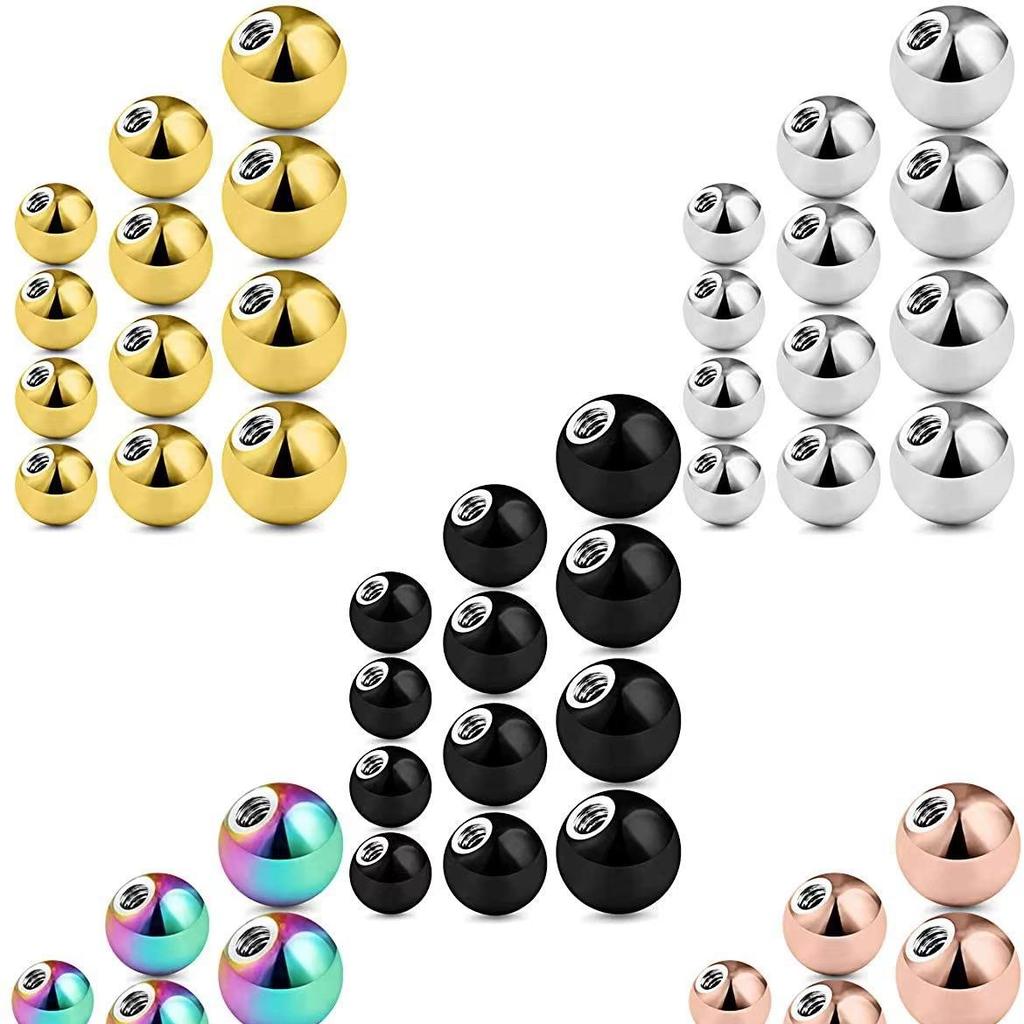 Pointed Cone Loose Beads, Titanium Steel Jewelry Accessories