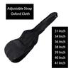 Oxford Cloth Guitar Bag Waterproof Single Shoulder Bag Thick Guitar Backpack  with Handle