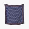 Paolo Albizzati Silk Bandana  Geometric  Navy Azf1m80002a72
