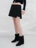 Yusentig Mini Wrap Skirt Black Aw4Ms46010