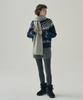 Deuloupisumeon Fluffy Fringe Ribbed Muffler [Black]