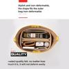 Purse Organizer Insert Felt Cloth Insert Bag Makeup Handbag Travel Inner Purse Cosmetic Toiletry Bags Fits For FK Bucket Bag
