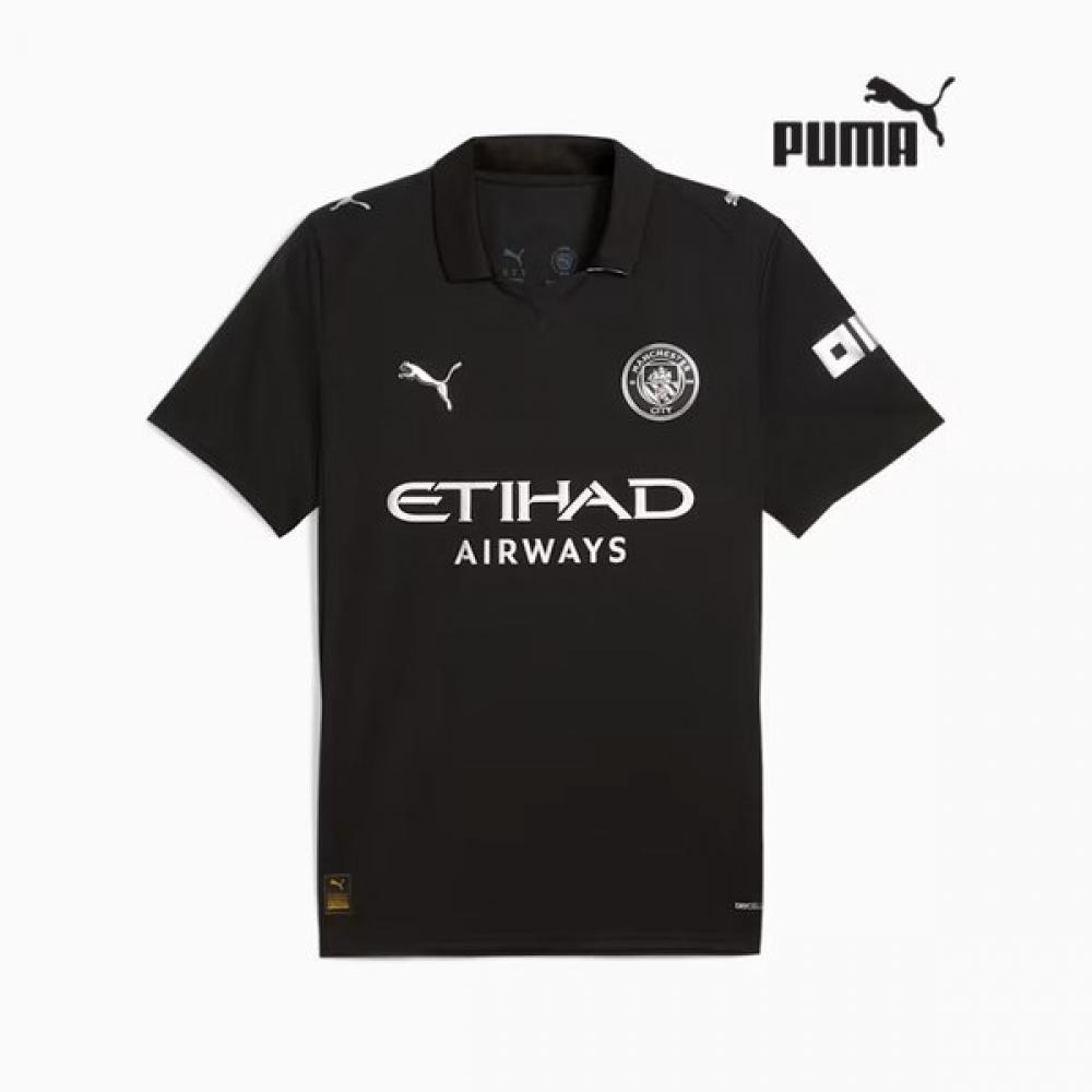 

Puma Manchester City Away Replica Jersey Short Sleeve Uniform 780350 02 02 (away black)/M(95)