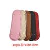 Fodera in Pelle Fondo Ovale per Borsa: Accessori per Borse Fatti a Mano Fai da Te, PU, 30x10 cm