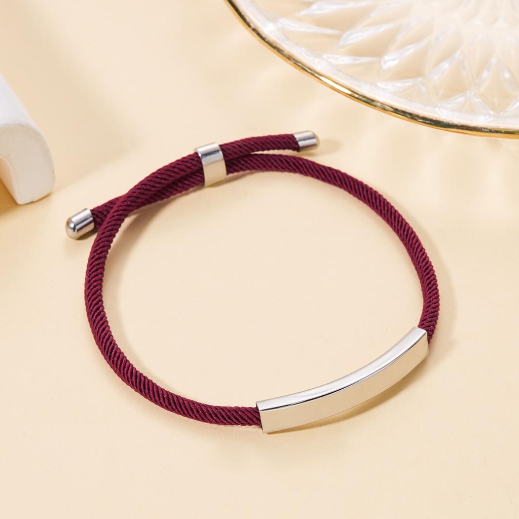 Personalized Engraved Custom Name Stainless Steel Bracelet Jewelry Name Words Letters Custom Bracelet Bangle For Women Men Gift