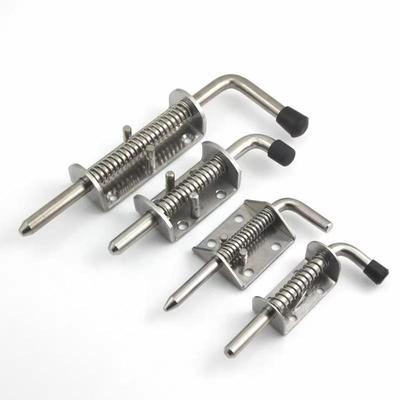 304 Edelstahl Verdickter Türriegel / Mechanische Ausrüstung Schranktür Eisen Verzinkter Feder-Türriegel