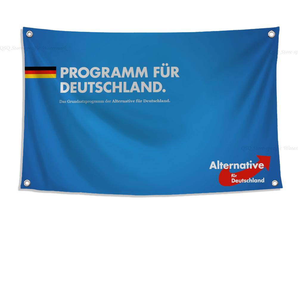 1pc Alternative Afd Flag Flags And Banners Four Hole Flag Polyester Outdoor Decor Room Aesthetic