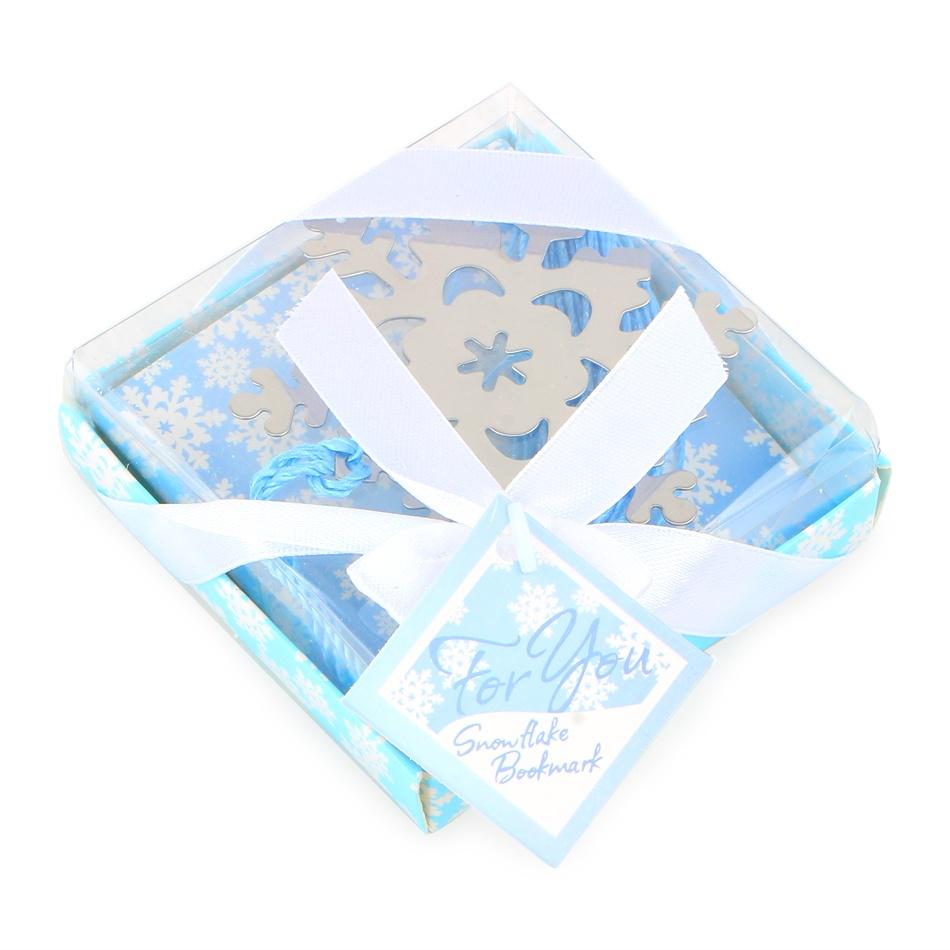 1Pc/3Pcs Snowflake Bookmarks Winter Flower Pendant Gifts Tassel Favors Thanksgiving Christmas Birthd