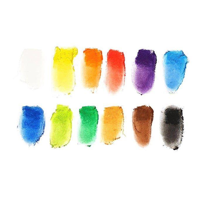 Pastels - craie d'art Artway - 2302689 - Lot de pastels tendres à dessin - 12 couleurs