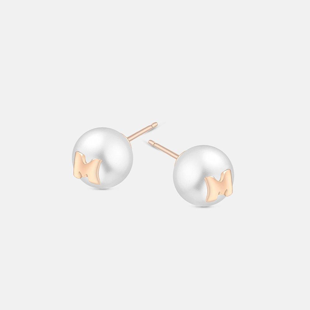 [Secret Special Offer] René Perla Sterling Silver Rose Earrings A243Se9003Rph