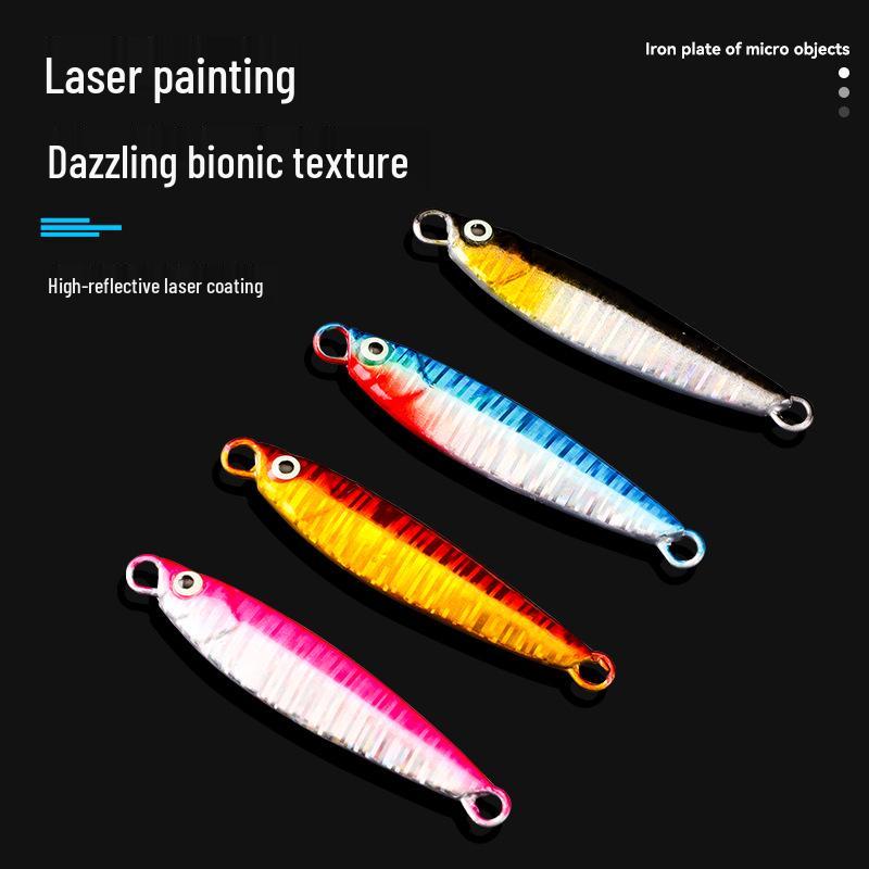 Mini Micro Metal Jig Lure: Stream Bait for Trout, Chub, Whitefish, Tilapia