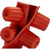 Red 18-Cavity Non-Stick Silicone Mini Canelé Mold Ice Cube Tray Cake Pan DIY Cookie Chocolate Mousse Pudding Mold Baking Tool