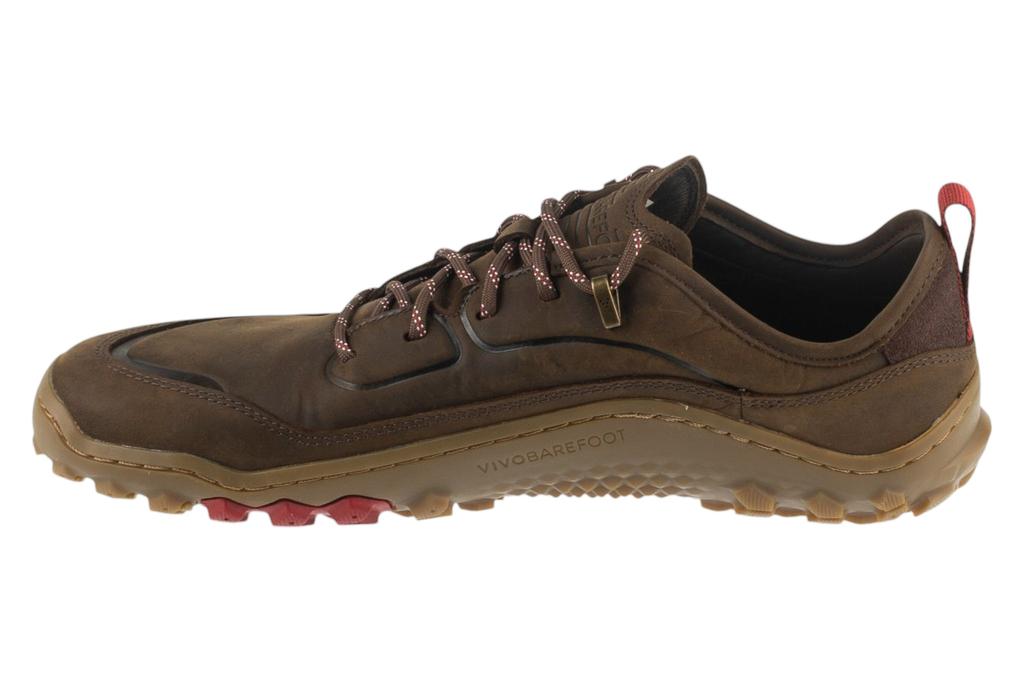 Vivobarefoot Tracker Leder AT Low II, Herren braune Sneaker