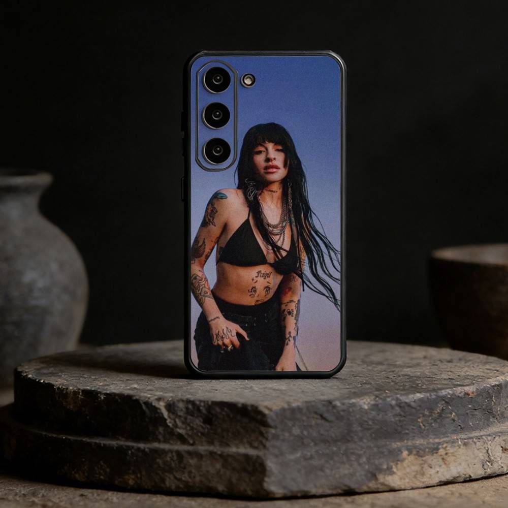 

Rapper C-Cazzu Singer Phone Case For Samsung Galaxy A91,80,73,72 ,71,53,52,32 ,31,22,21s,20,Soft Black Case Samsung a73 5g