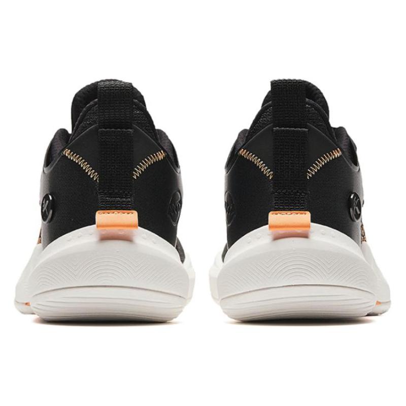 Anta Cushioning Anti-Slip And Wear-Resistant Low-Top Basketball Shoes Men's Black Sneakers 112421607-2