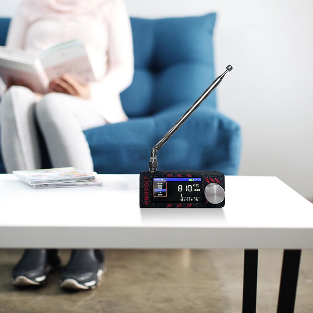 SI4732 0.5-108mhz LSB USB AM FM FM/AM Radio 1.9inch IPS Screen Mini Pocket Radio Portable Radio All Band Radio Receiver