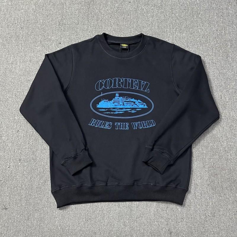 26 American Streetwear Graphic Print Crewneck Sweatshirt Loose Fit Teens