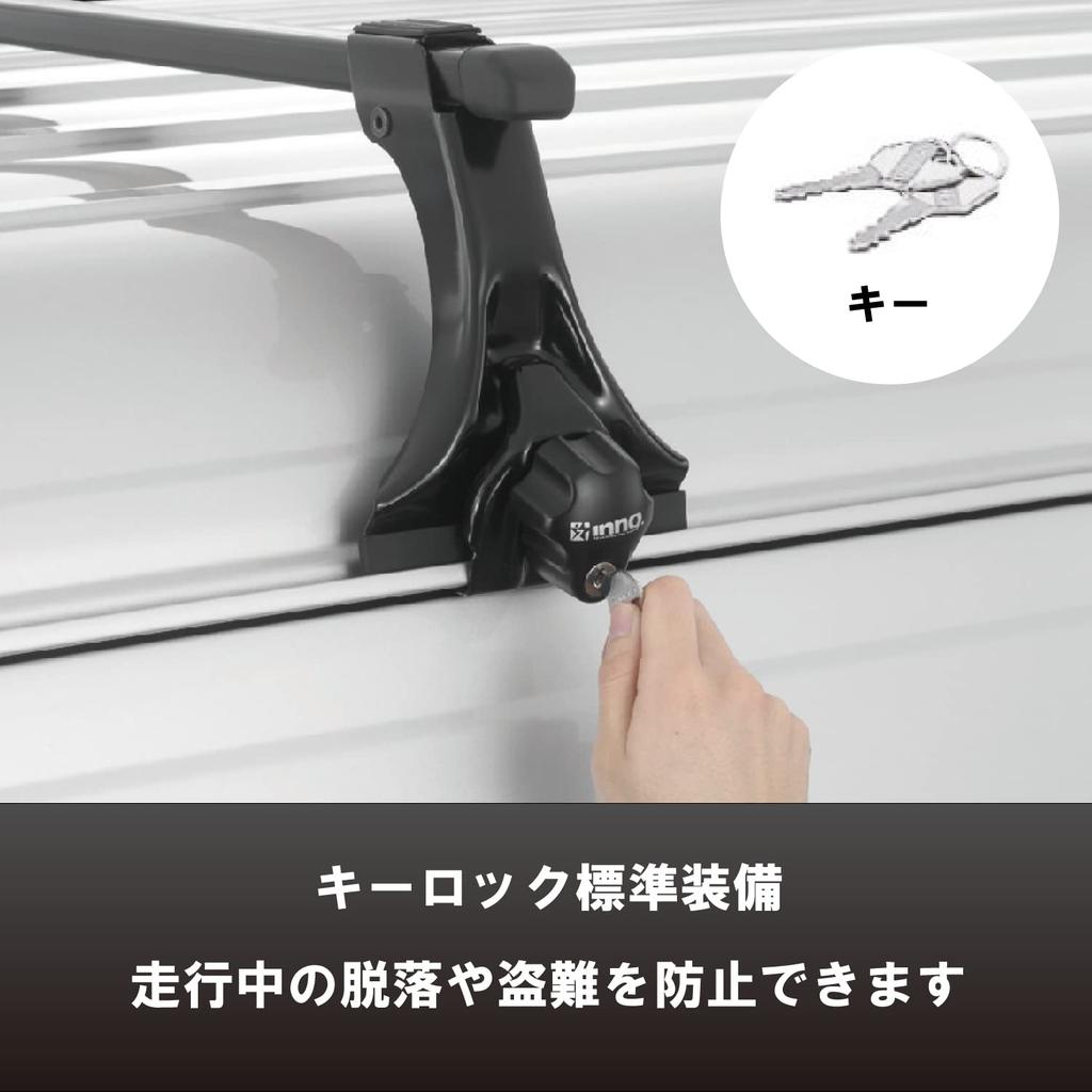 Carmate inno Square Base Roof Basic INSDK Carrier, Stay,