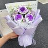 Hand Knitted Flower Graduation Gifts Crochet Flowers Finished Hand-woven Flower Bouquet Wedding Graduation flower bouquet